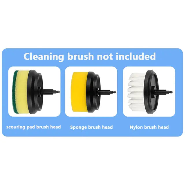 Electric Cleaning Brush 3 Brush Heads Cleaner Multifunctional Mein Shop