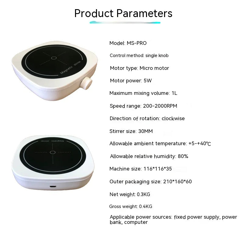 Compact Magnetic Stirrer for Laboratory Use Mein Shop