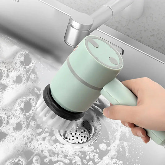 Electric Cleaning Brush 3 Brush Heads Cleaner Multifunctional Mein Shop